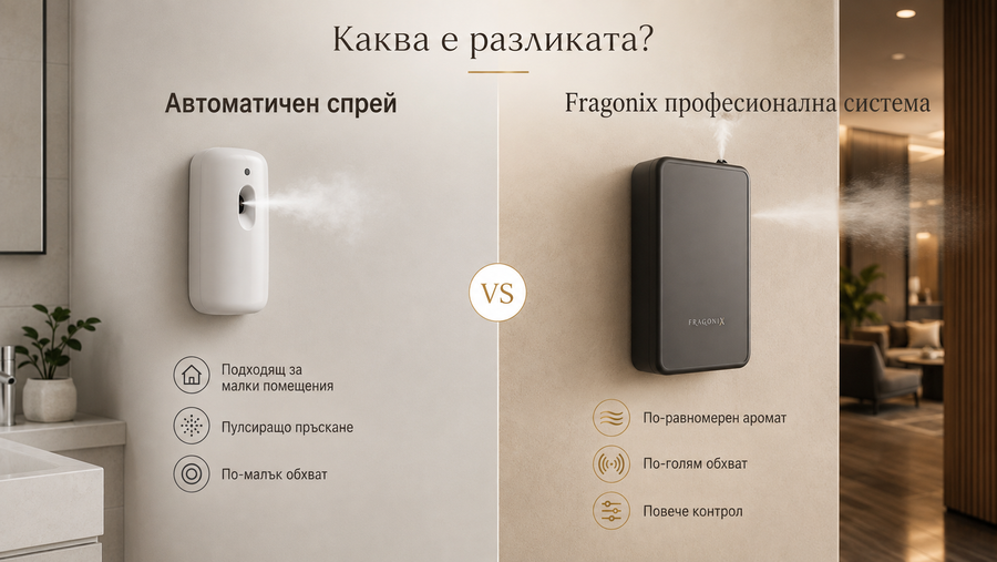 Професионален ароматизатор или автоматичен спрей – каква е разликата?
